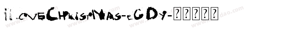 ILoveChristmas-lGDy字体转换