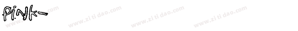 PINK字体转换
