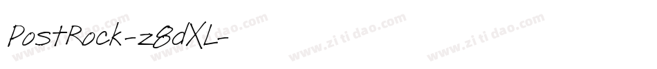 PostRock-z8dXL字体转换