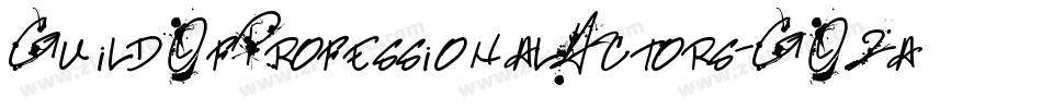 GuildOfProfessionalActors-GO2a字体转换
