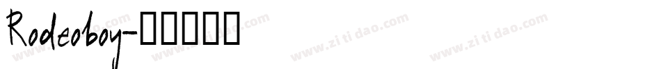 Rodeoboy字体转换