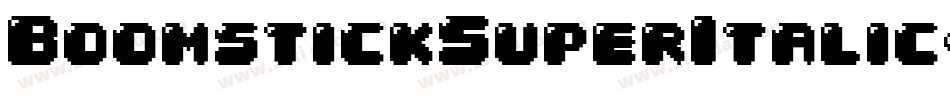 BoomstickSuperItalic-34j3字体转换