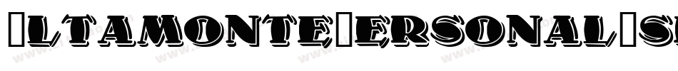 AltamontePersonalUse-78xV字体转换