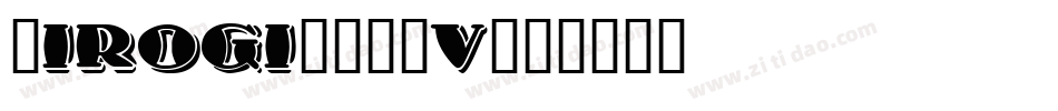 Jirogi-RVXv字体转换