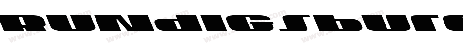 RundigsburgShadowLeft字体转换