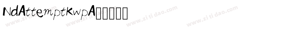 2NdAttempt-KwpA字体转换