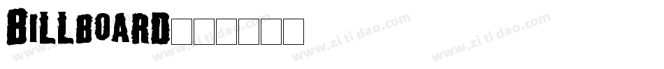 Billboard字体转换