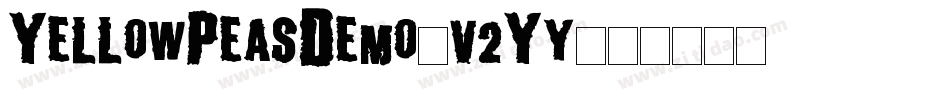 YellowPeasDemo-v2Yy字体转换