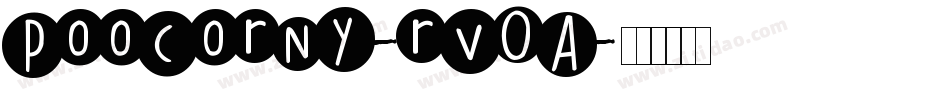 Poocorny-rvOA字体转换