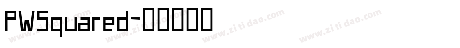 PWSquared字体转换