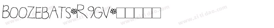 Boozebats-R9gv字体转换