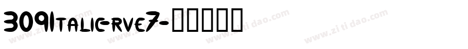 309Italic-rve7字体转换