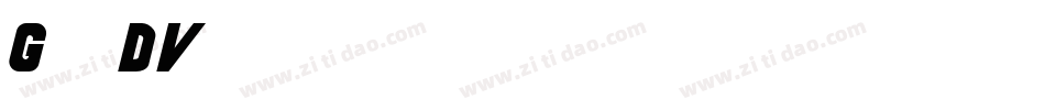 Gato-DV30字体转换