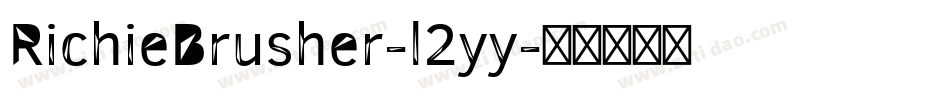 RichieBrusher-l2yy字体转换
