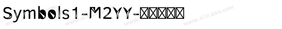 Symbols1-M2YY字体转换