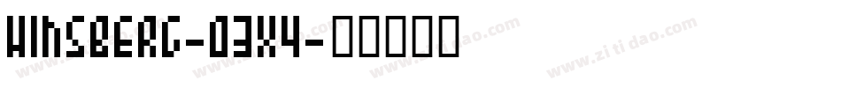 Winsberg-O3X4字体转换