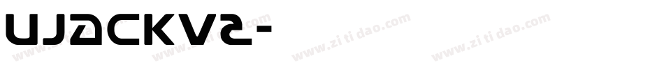 Ujackv2字体转换