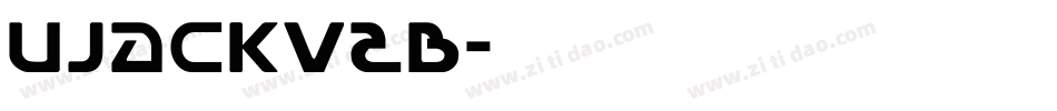 Ujackv2b字体转换