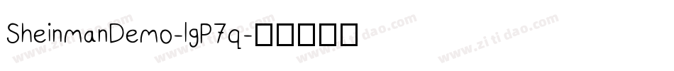 SheinmanDemo-lgP7q字体转换