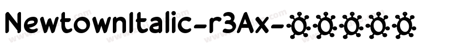 NewtownItalic-r3Ax字体转换