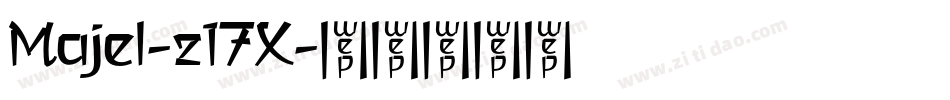 Majel-z17X字体转换
