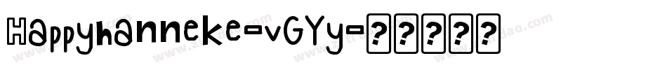 Happyhanneke-vGYy字体转换