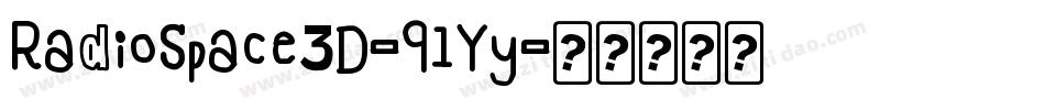 RadioSpace3D-9lYy字体转换