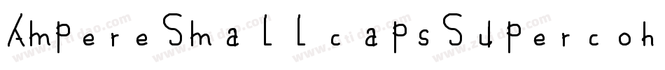 AmpereSmallcapsSupercondensed-55qL字体转换