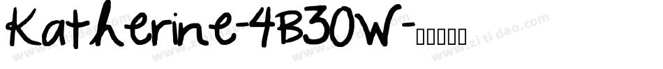 Katherine-4B30W字体转换