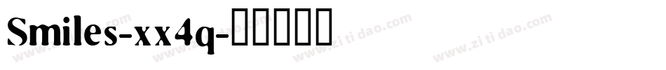 Smiles-xx4q字体转换