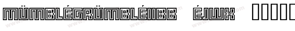 Mumblegrumbleiibb-ejWx字体转换