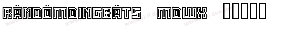 RandomDingbats-MdWx字体转换
