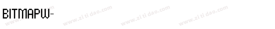 BITMAPW字体转换