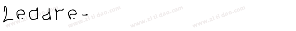 Ledare字体转换