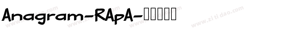Anagram-RApA字体转换