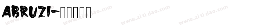 ABRUZI字体转换