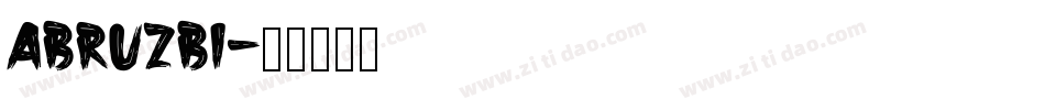 abruzbi字体转换