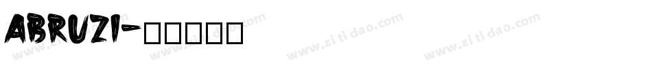 ABRUZI字体转换