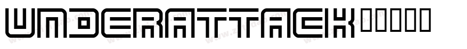 UNDERATTACK字体转换