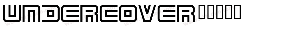 UNDERCOVER字体转换
