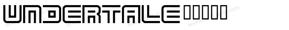 Undertale字体转换