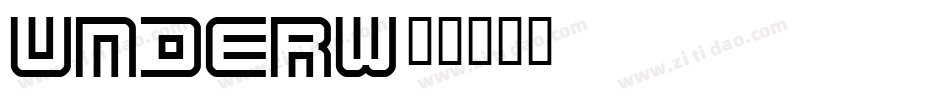 Underw字体转换