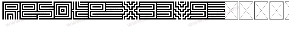 Resote-X33vg字体转换 Resote-X33vg字体转换
