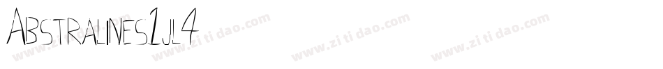 Abstralines-1jl4字体转换