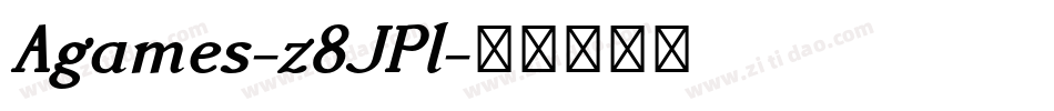 Agames-z8JPl字体转换