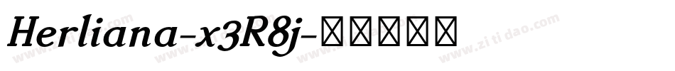 Herliana-x3R8j字体转换