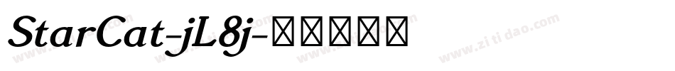 StarCat-jL8j字体转换 StarCat-jL8j字体转换
