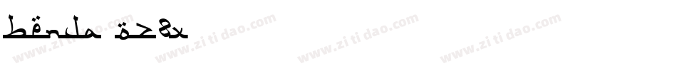 Benja-oZ8x字体转换