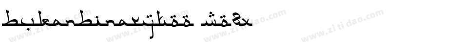 BukanbinaryToo-wO8x字体转换