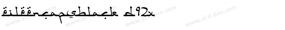 EileencapsBlack-d92X字体转换